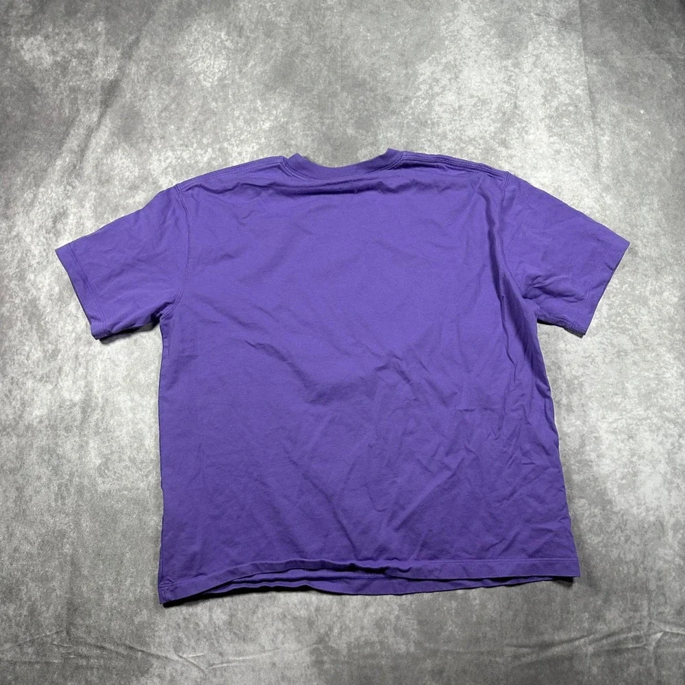 Jordan Mens MJ Championship Graphic T-Shirt M Purple Short Sleeve Boxy Fit Y2K